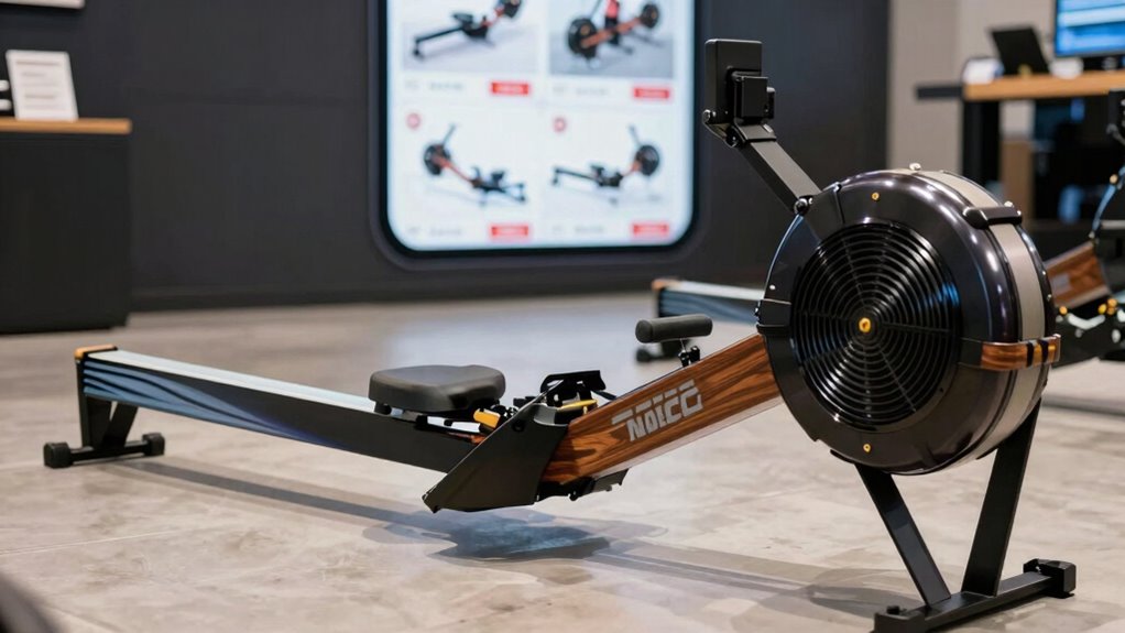 online vs in store rower shopping