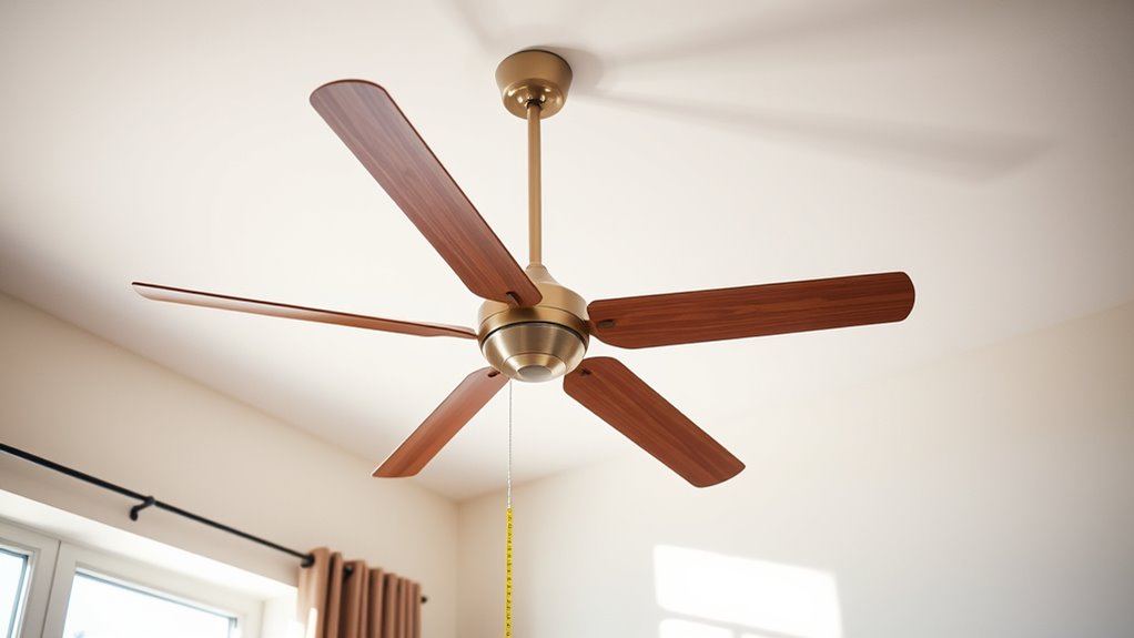 optimal ceiling fan sizing