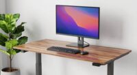 optimal standing desk height