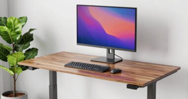 optimal standing desk height