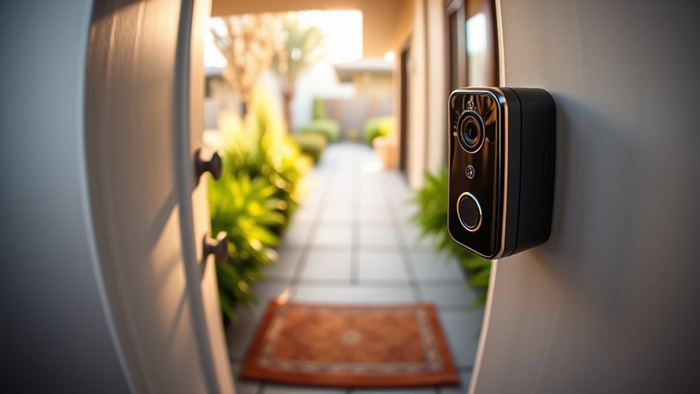 optimal video doorbell angle