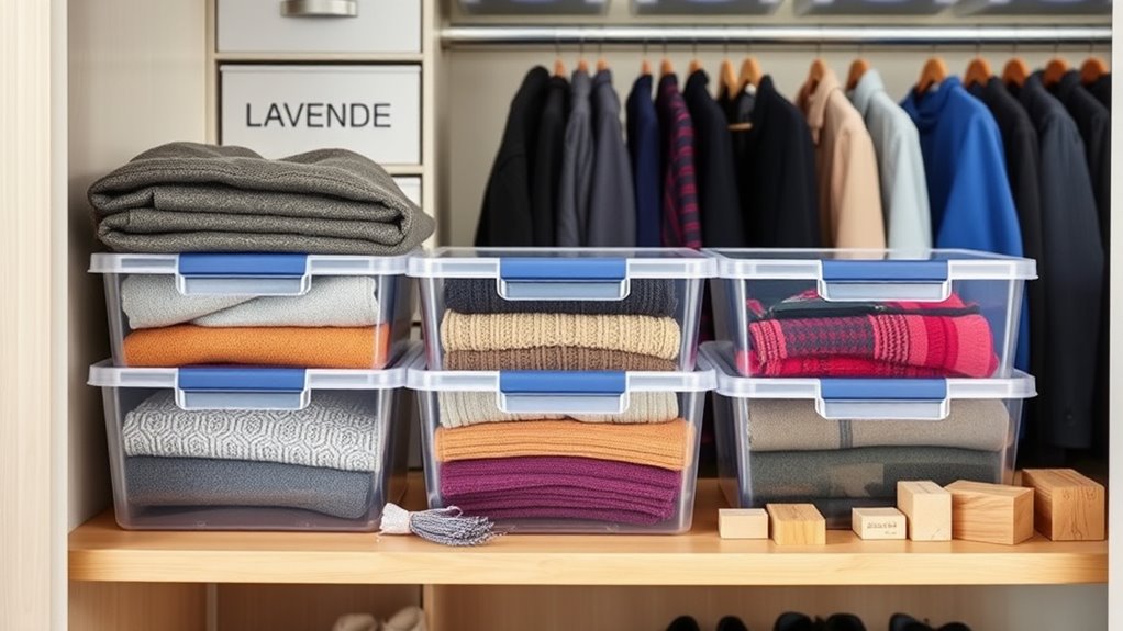 optimal winter clothing storage