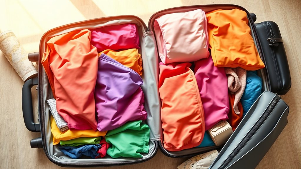 organized packing for travel