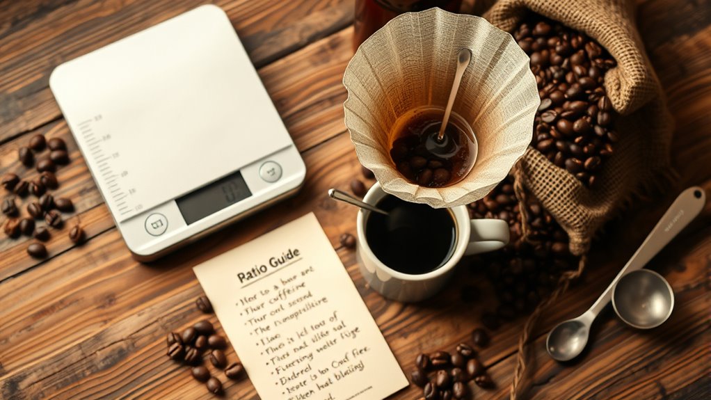 perfect coffee brewing ratios