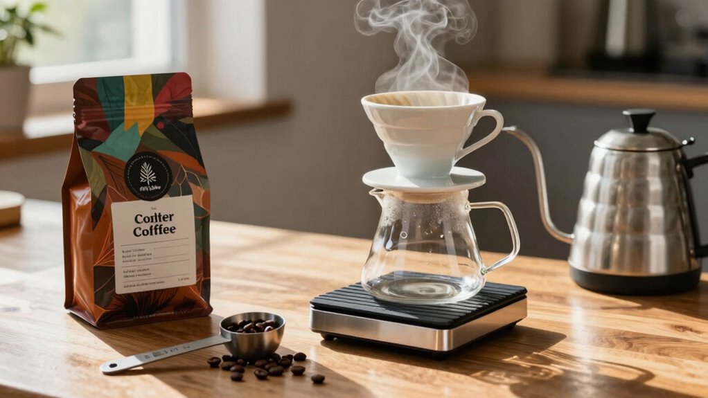 perfecting coffee brewing ratios