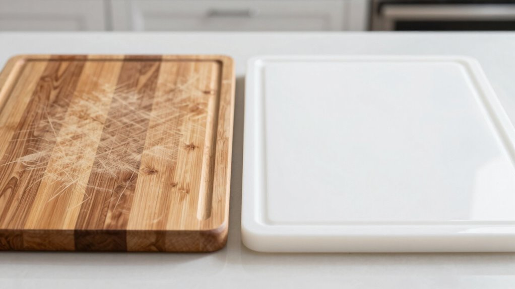 plastic boards resist bacteria better