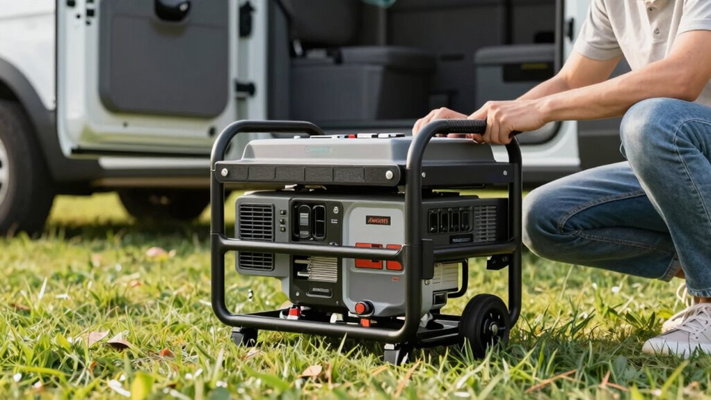 portable generator mobility features