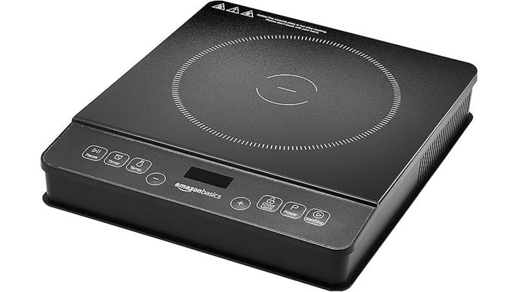 portable induction cooktop appliance