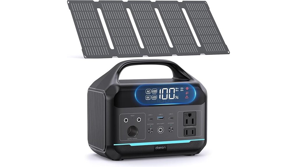 portable solar generator kit