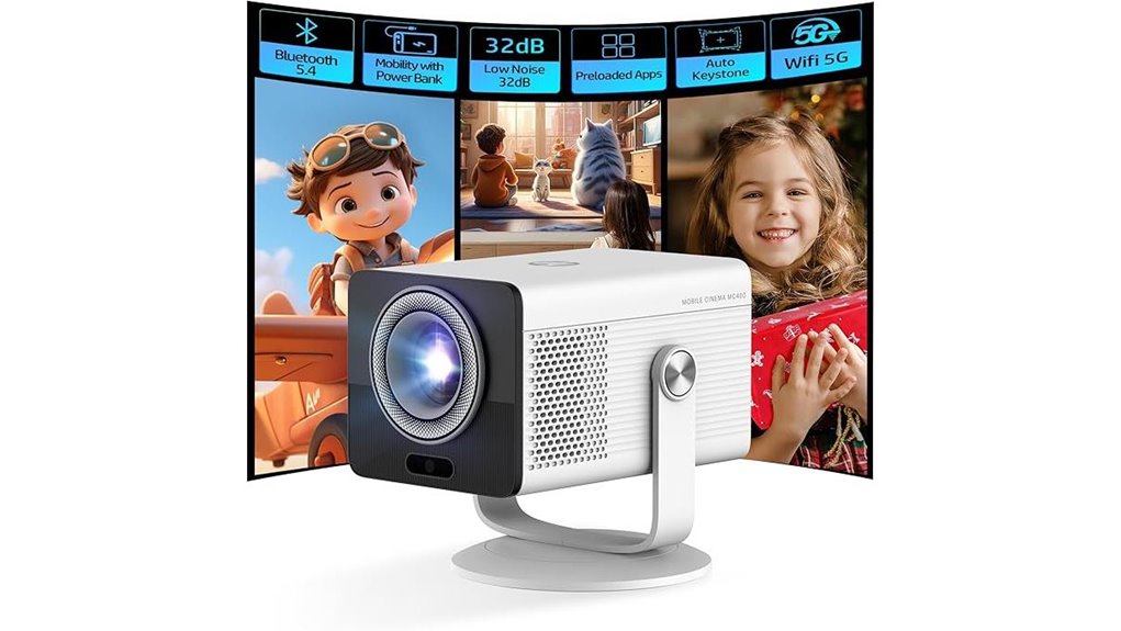 portable wifi smart projector
