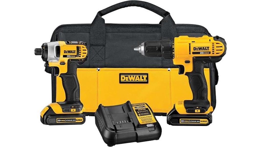powerful cordless tool set