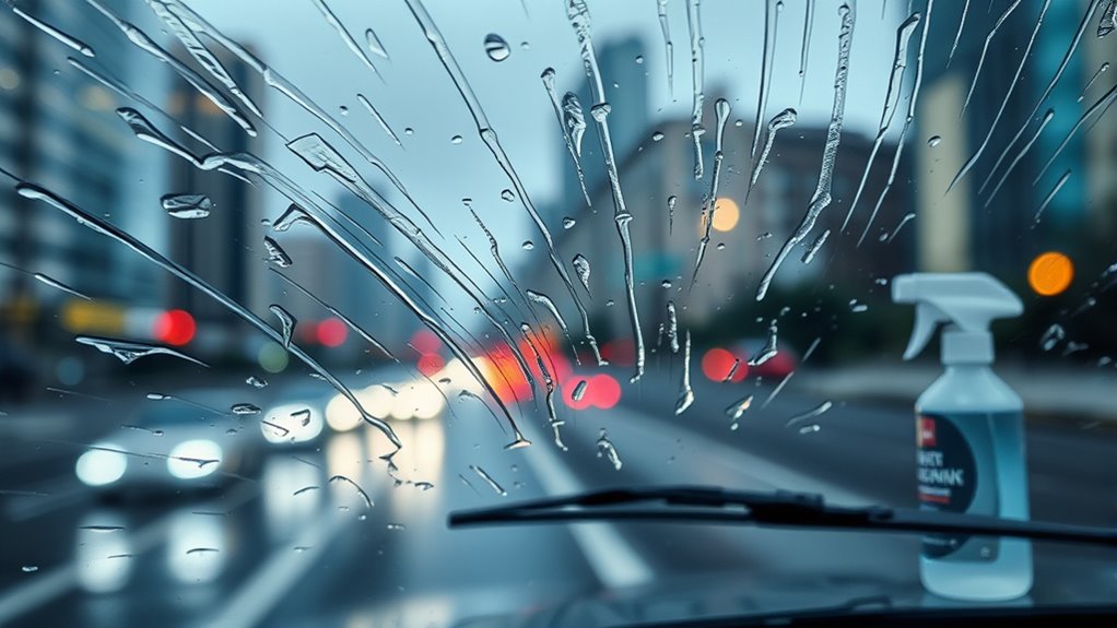 prevent windshield wiper streaks