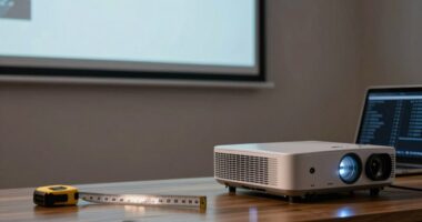 projector screen size calculator