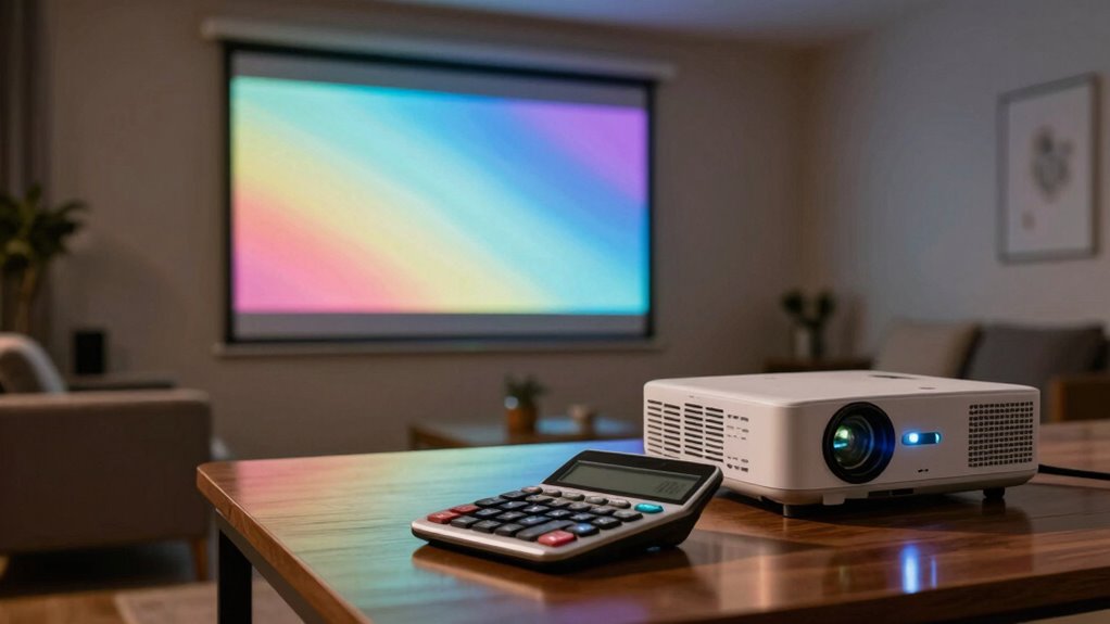 projector screen size considerations