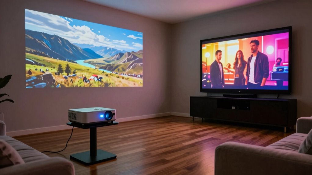 projector vs tv considerations