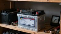 proper car battery storage