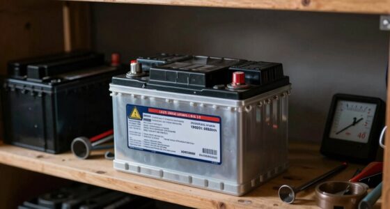 proper car battery storage