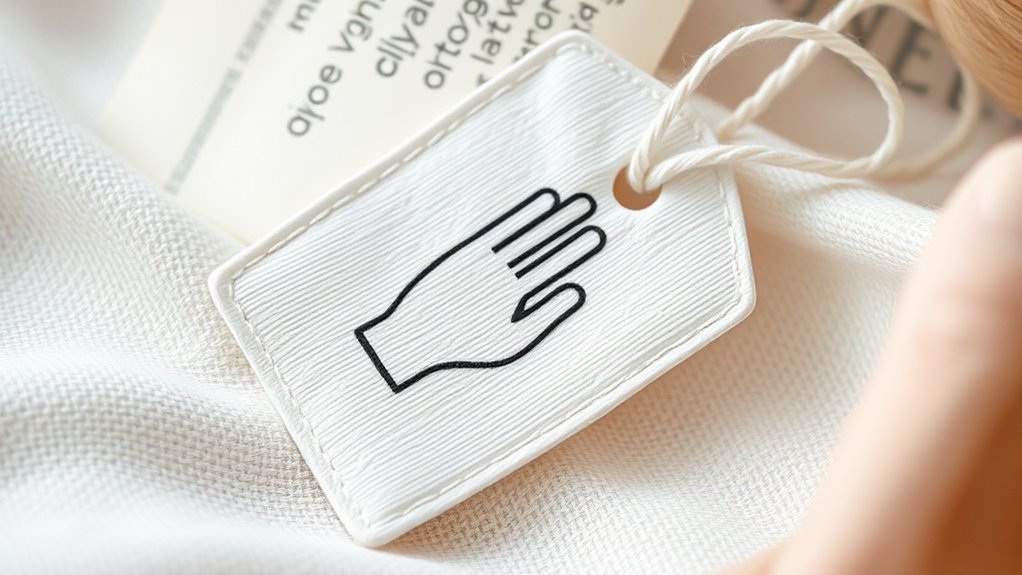 proper clothing care symbols