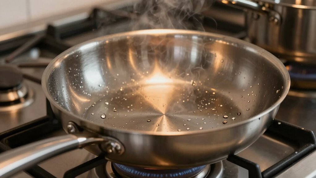 proper heat and preheating