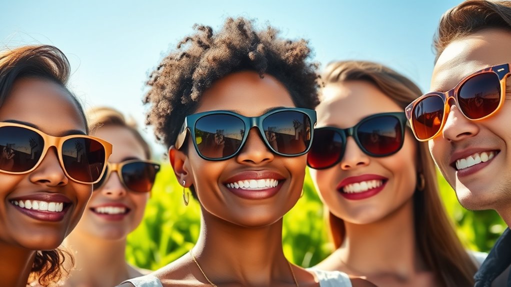 protect eyes with sunglasses