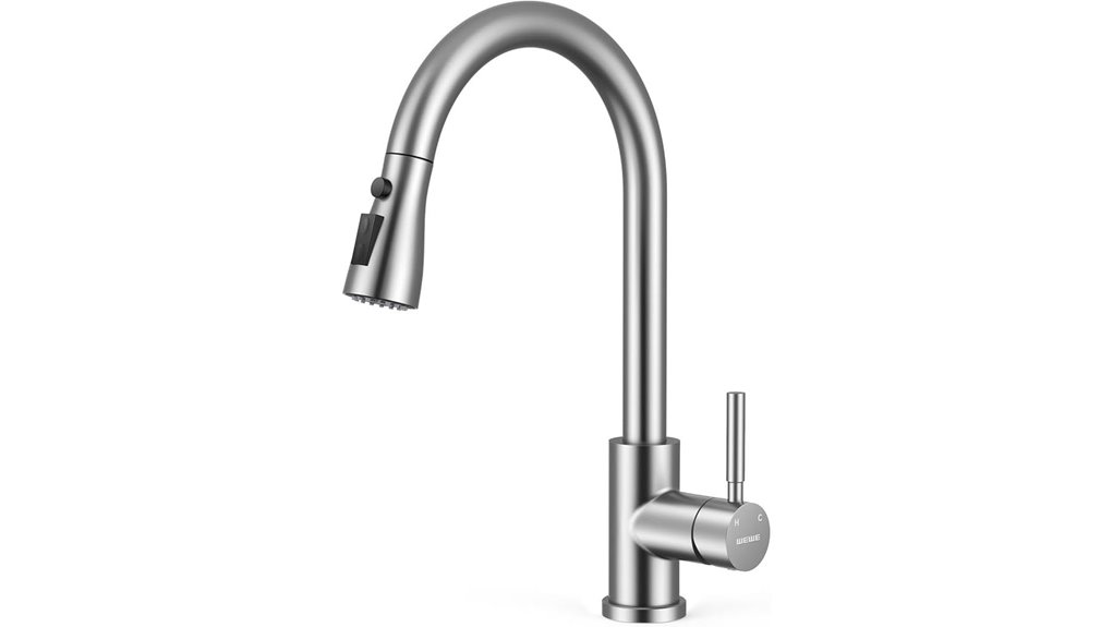 pull down kitchen faucet