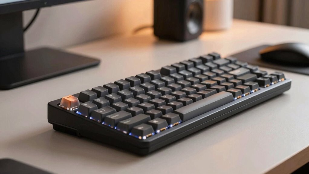 quiet keyboard feature considerations