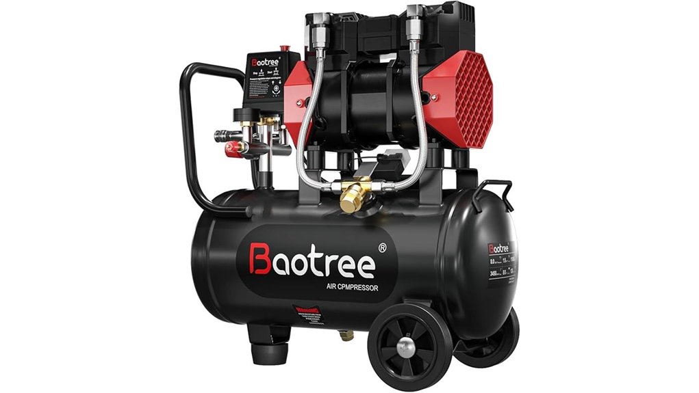 quiet oil free compressor