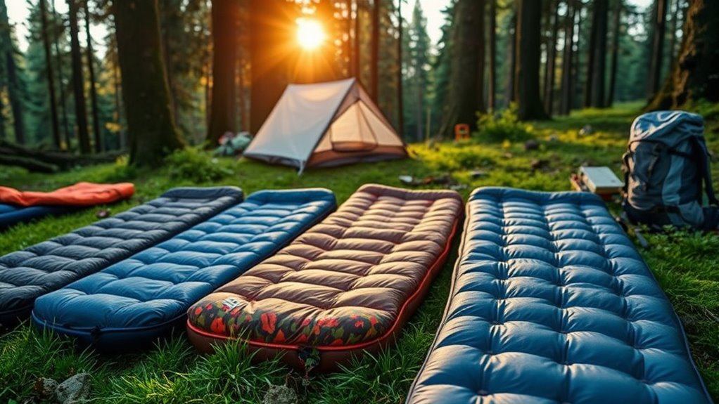 r value and sleeping pad features
