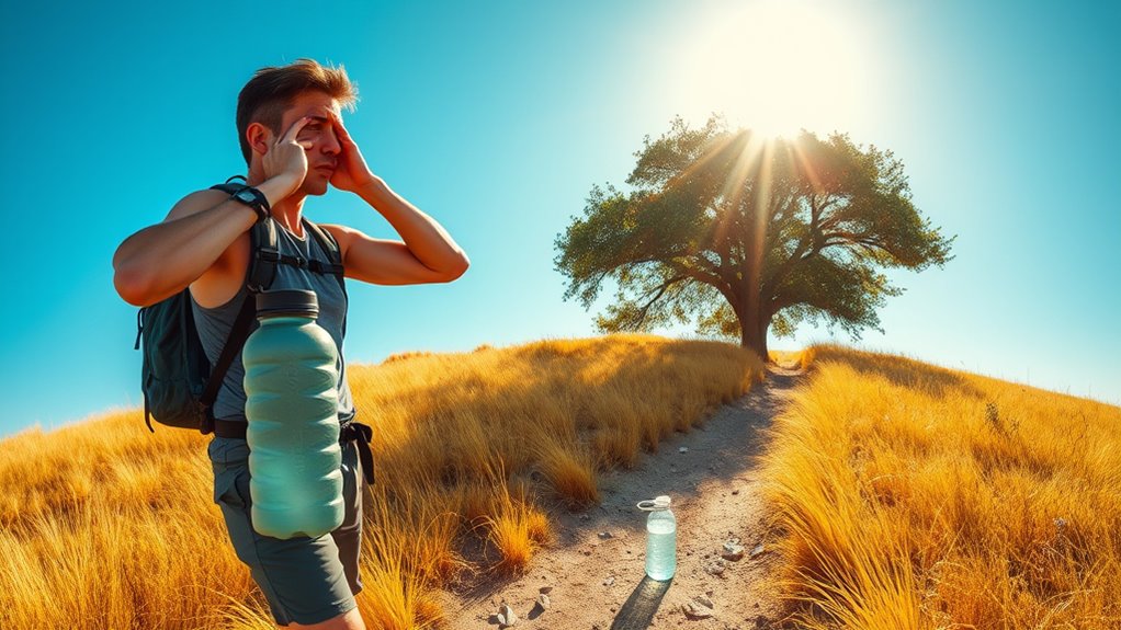 recognize heat related symptoms
