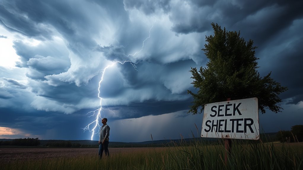 recognizing impending thunderstorm signs