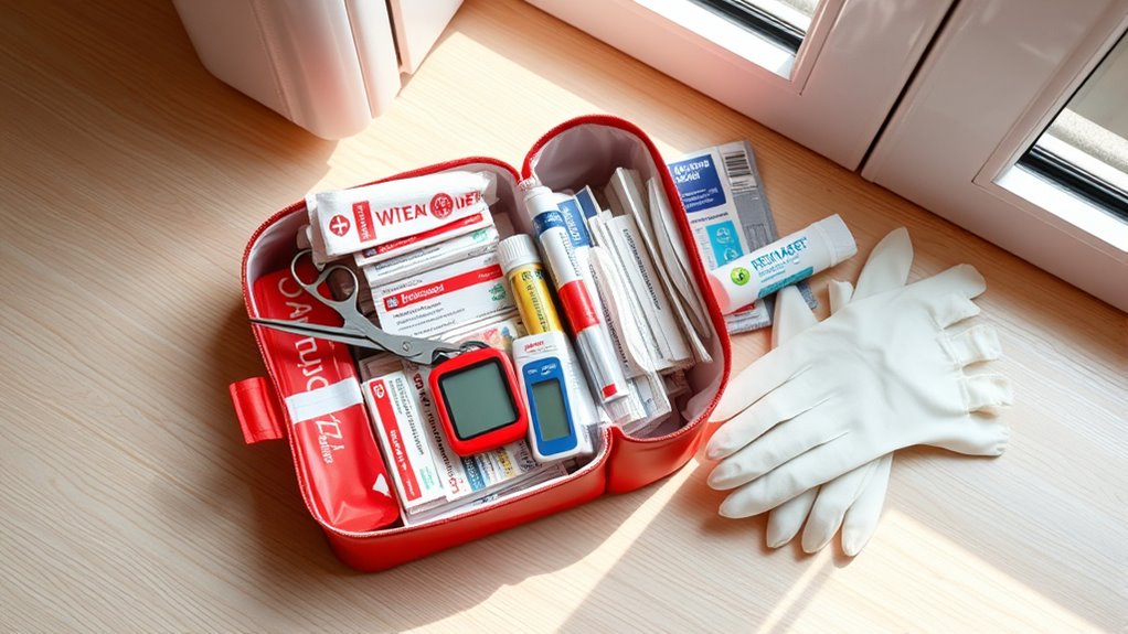 regularly check and update supplies