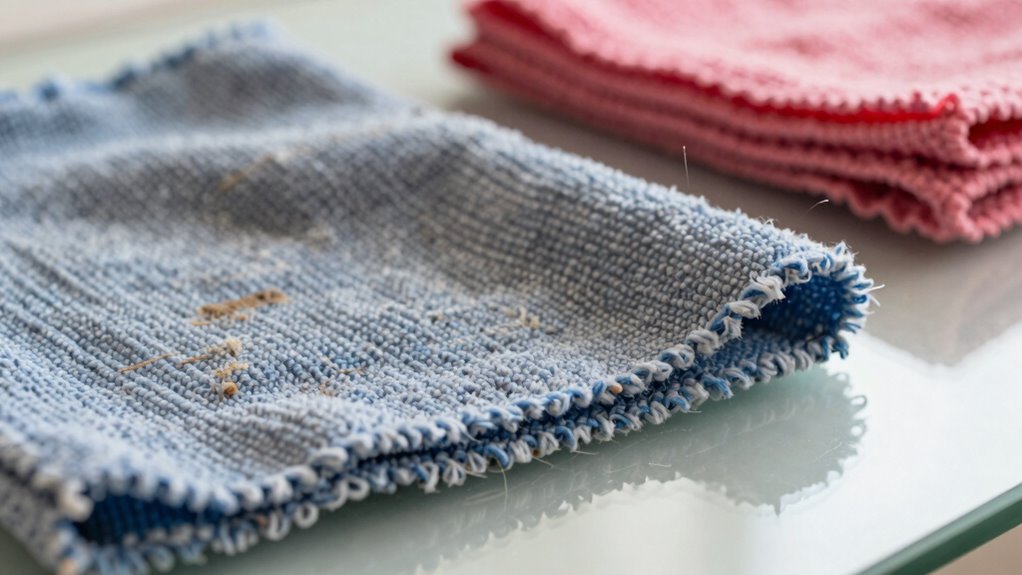 replace cloths when worn