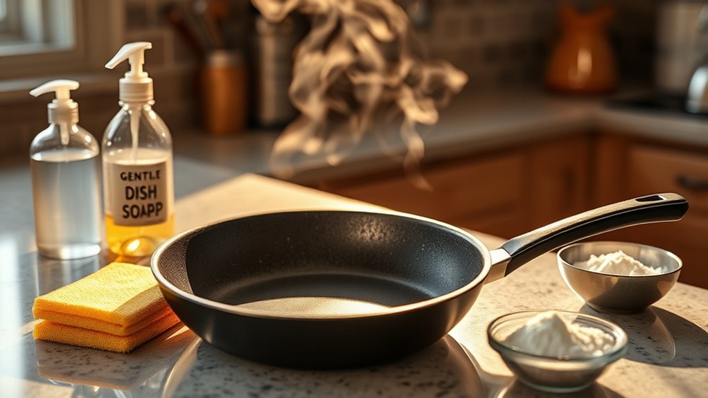 revive sticking nonstick pans