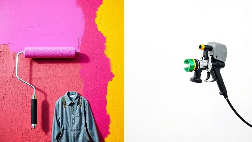 rollers for detail sprayers for speed