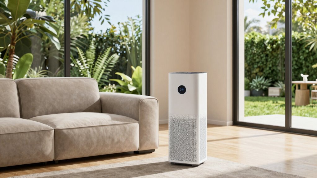 room size filtration noise