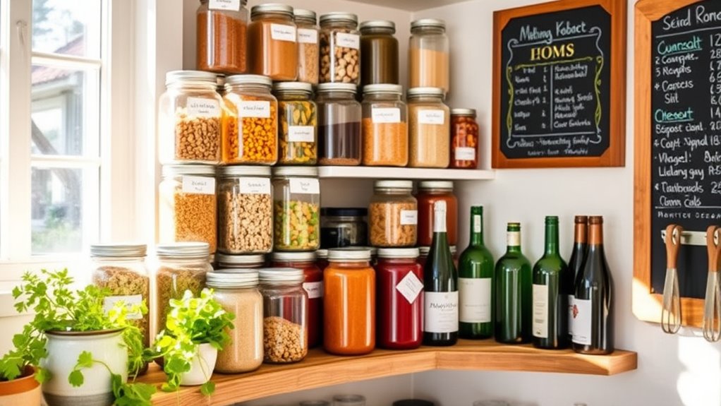 rotate pantry stock efficiently
