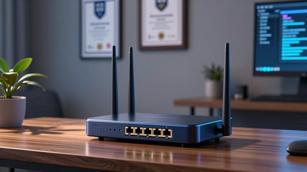router security features emphasized
