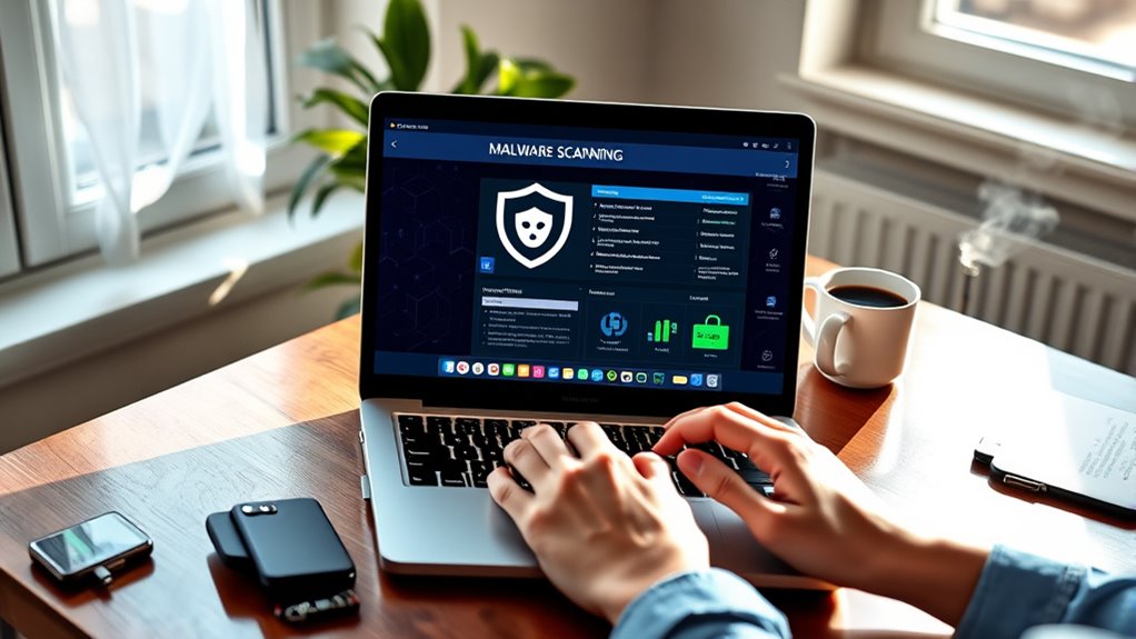 run malware scan regularly