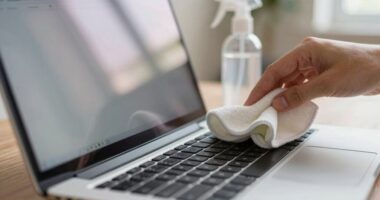 safe laptop screen cleaning