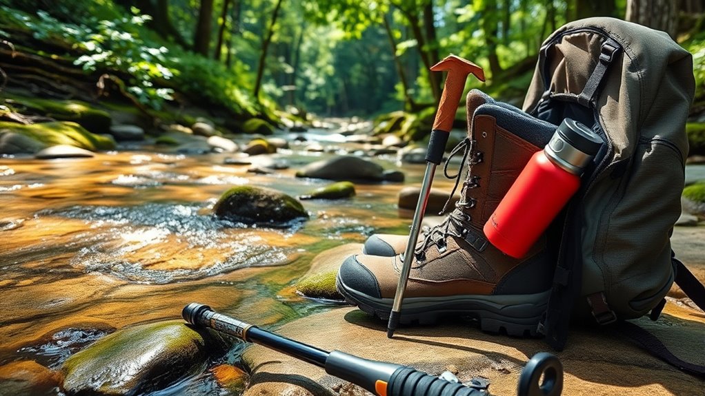 safe water crossing gear