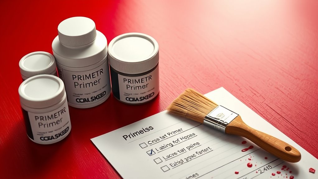 select appropriate primer carefully