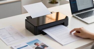 selecting a document scanner