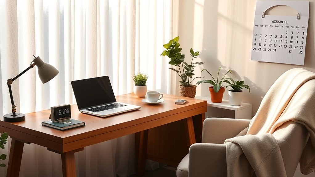 set clear work boundaries