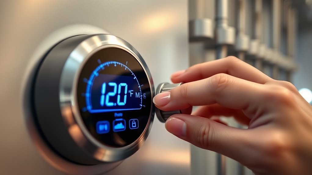 set safe water temperature