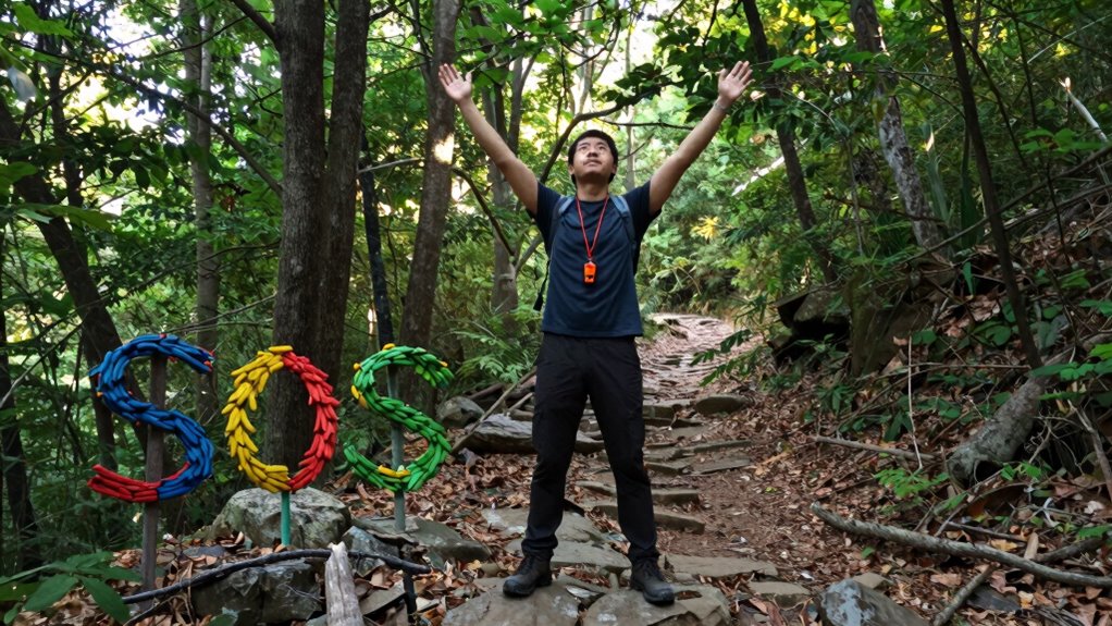 signal for help effectively