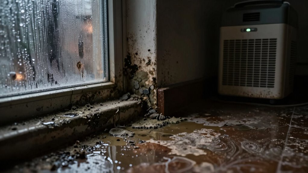 signs of basement humidity