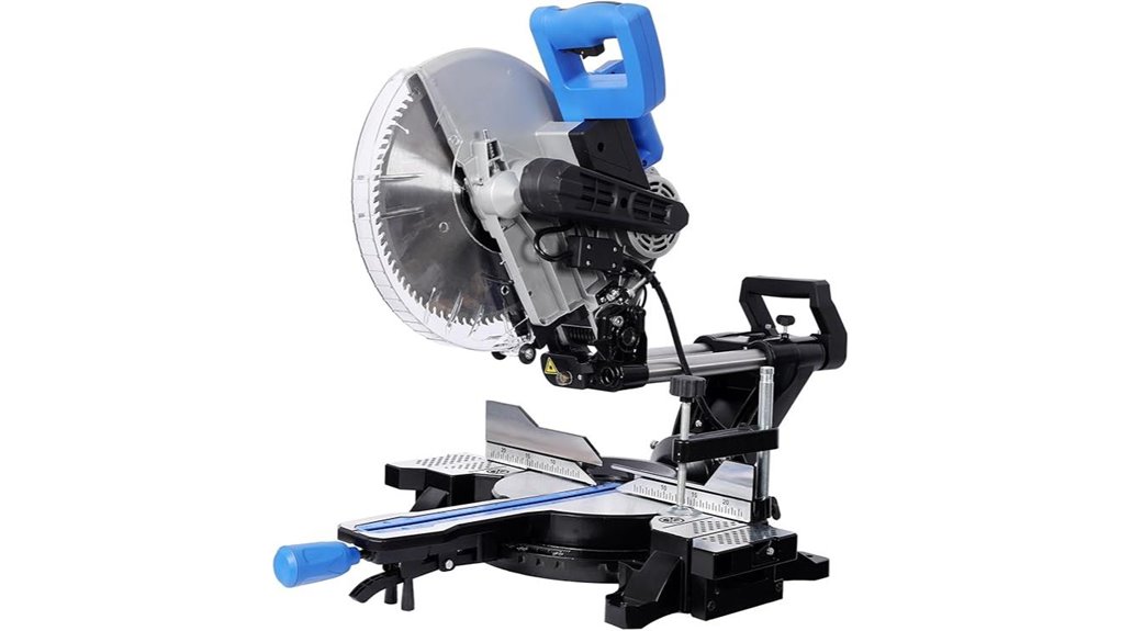 sliding miter saw with laser