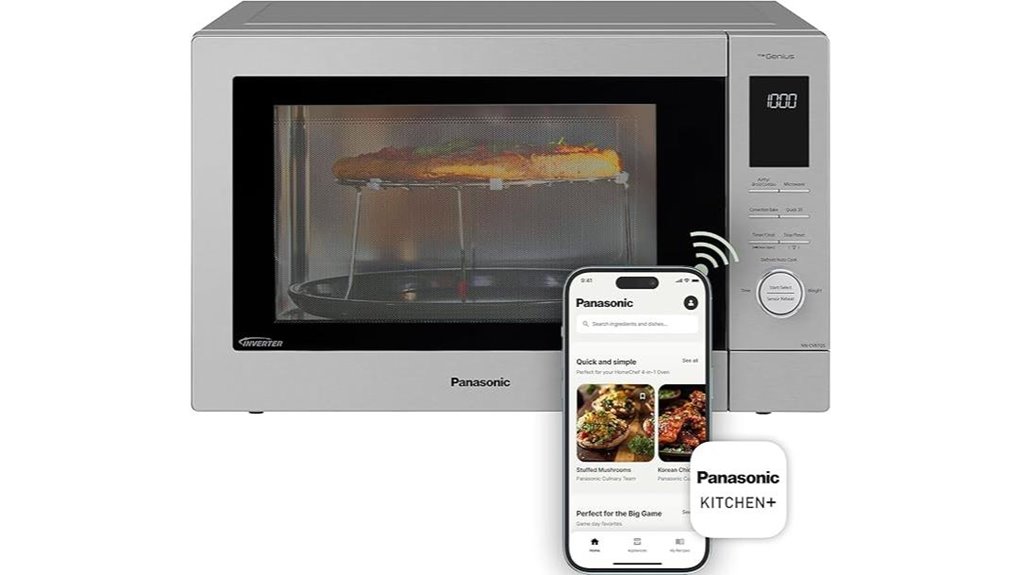 smart cooking microwave oven