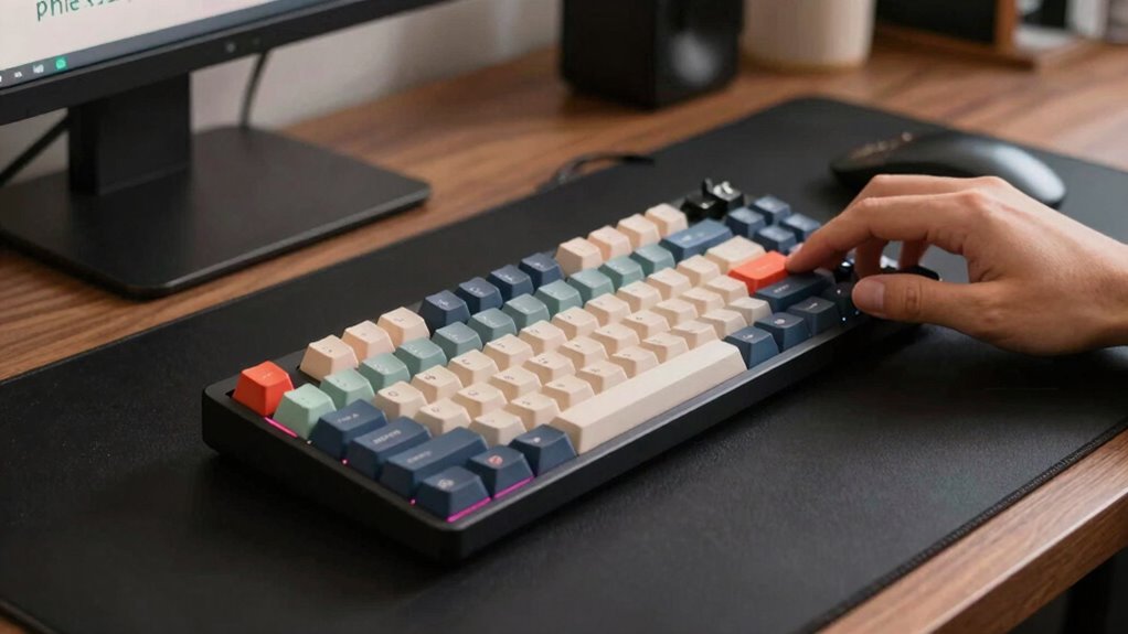 smooth keyboard layout transition