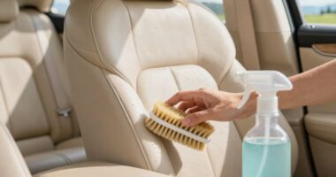 stain free car seat cleaning